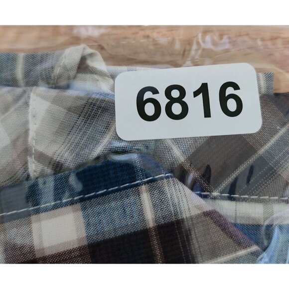 Plains Westernwear Multicolor Plaid Rodeo Cowboy Pearl Snap Shirt Size Small - Picture 12 of 12